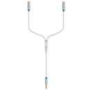3.5mm AUX Male to 2 Female Headphone Mic Audio Y Splitter Cable for Laptop