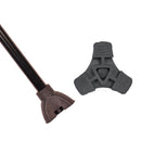 5 Pack Black Tripod Anti Skid Rubber Replacement Tip for Cane Walking Stick