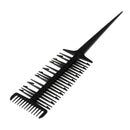 Pro 3-Way Highlighting Comb Hair Coloring Dyeing Comb & Hair Washing Funnel