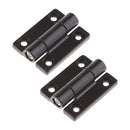 2pcs - Adjustable  Position Control Hinge (Sold As A Pair) Black