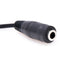 2.5mm Male To 3.5mm Female Earphone Converter Cable Stereo Headphone AdapteB ES