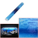 Fish Tank Background Poster Blue Sea Ocean Picture Wall Decoration Accessories