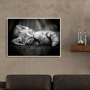 5D DIY Diamond Painting Lying Cat Full Round Drill Embroidery Home Decor