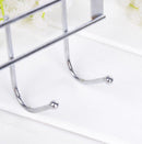 FantasticHat Towel Hanger Over Door Hanging Rack Holder Five Hooks Chic BX