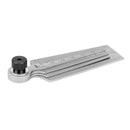 0-29mm Steel Metric Taper Gauge Aperture Scale Wedge Feeler