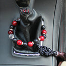 Car Ornaments Buddha Beads Interior Rearview Mirror Hanging Pendant Gi-OZ