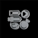 Love Geometry Label Metal Cutting Die For DIY Scrapbooking Album Paper CardsB 3C