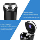 3 In 1 Rechargeable Car Led Ashtray Car Trash Can Removable Cigarette Light