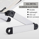 Adjustable Book Stand Height and Angle Adjustable Ergonomic Book Holder Alu