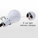 15W Solar Powered LED Light Bulbs Outdoor Indoor Camping Tent Rechargeable H5K9