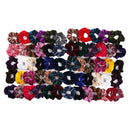 60Pc Velvet Hair Scrunchies Set Soft Elegant Hair Bobble Elastics Hair Bands