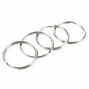 60 Pcs 20mm Outside Dia Universal Split Key Rings Keychain Holders