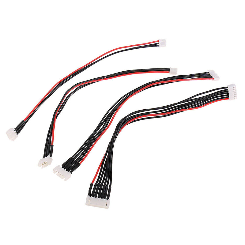 4x 2S 3S 4S 6S 20cm Lipo Balance Wire Extension Lipo Charger Cable