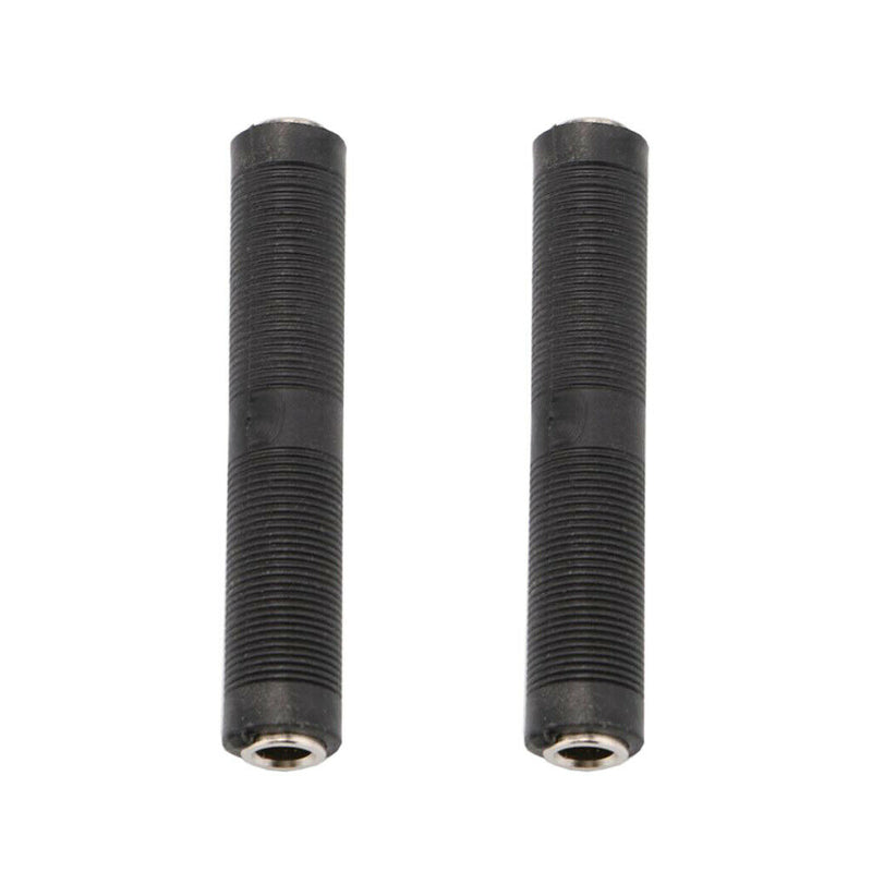 2 Pack of 1/4'' TRS Female to 1/4'' TRS Female Coupler