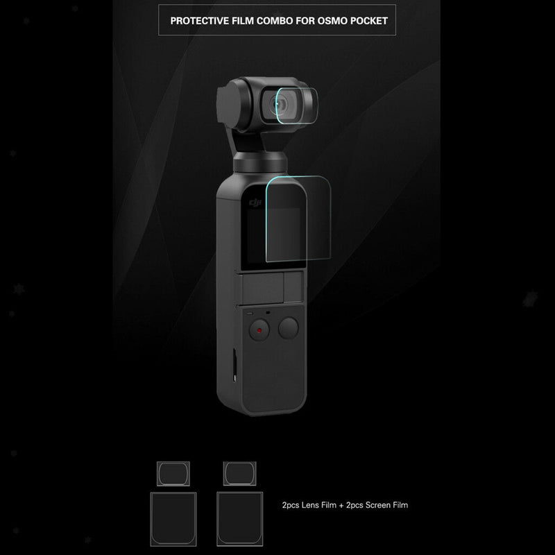 4pcs Camera Lens Protector Film Cover For OSMO POCKET Drone Accessories