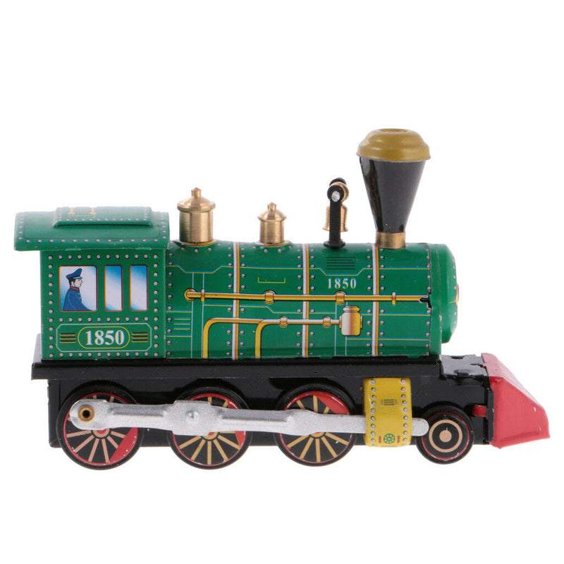 Classic Wind-up Toys Locomotive Clockwork Menchincal Tin Toys Collectibles
