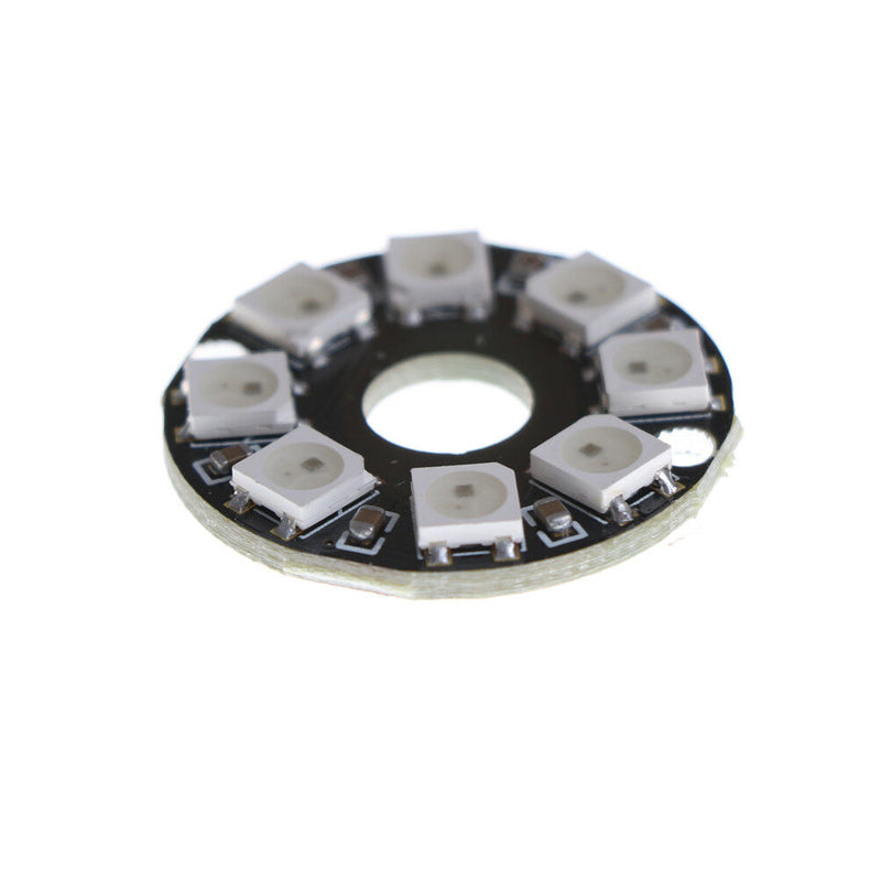 8-Bit WS2812 5050 RGB LED Lamp Panel Round Ring LED Driver Development Board .AU
