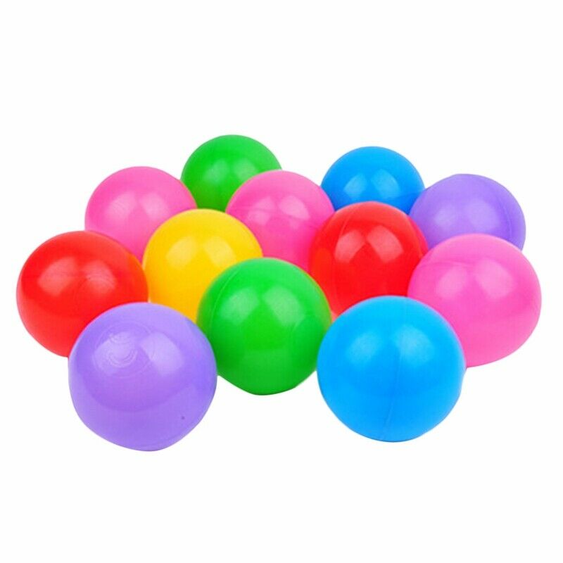 100Pcs Colorful Ball Soft Plastic Ocean Ball Funny Baby Kids Swim Pit Pool  H2P9