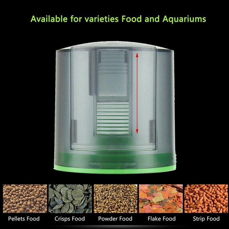 Automatic Fish Feeder Electric Auto Fish Feeder Vacation Fish Feeder Moistu E6K3