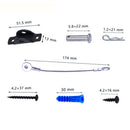 Adjustable Strap Children Proofing Furniture Anti Tip Kit Home Prevention Device