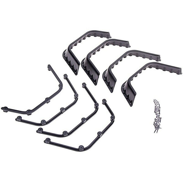 1:10 RC Crawler Black Mudguard RC Crawler Body for Axial SCX10 for Gelande  V4Q3