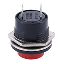 10 momentary push button switch OFF-(ON) 16mm red