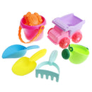 10pcs Kids Beach Toys Set Sandbox Toys Sand Toys - Bucket,Truck Rake & More
