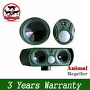 Ultrasonic Solar Power Cat Dog Fox Repeller Animal Chaser Deterrent Repellent