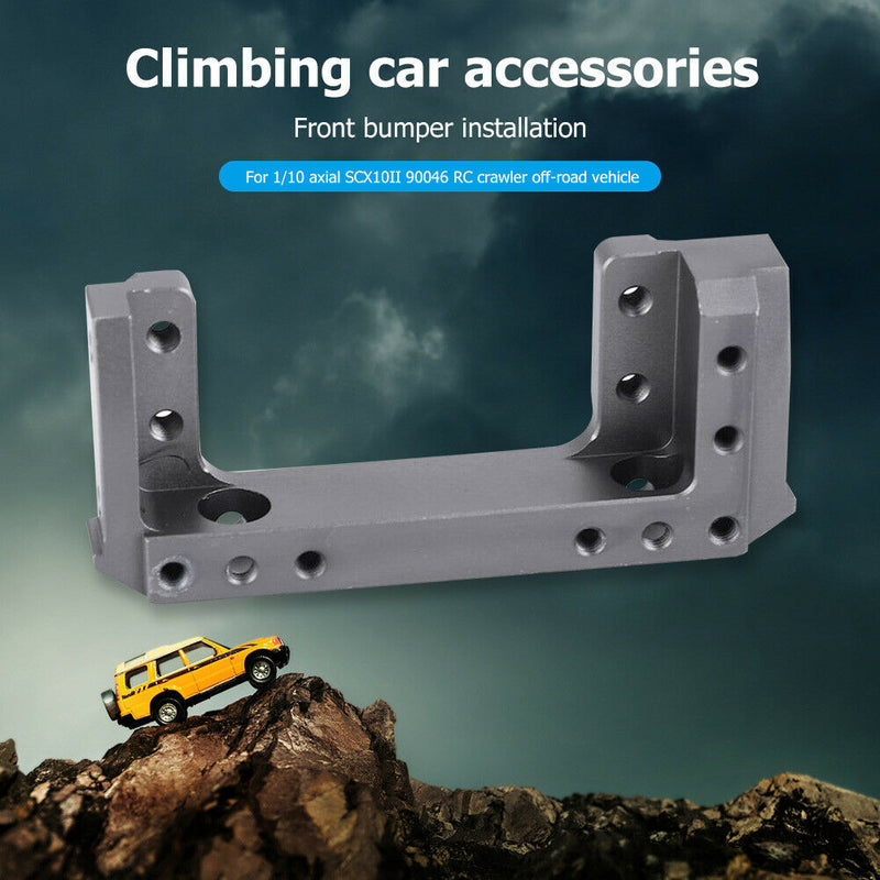 RC Car Bumper Stand Metal Front Bumper Bracket for 1/10 Axial RC Crawler