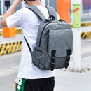 Men'S Leisure Time Backpack Travel Bag Capacity High School Students A Bag