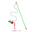 Funny Cat Rods Interactive Toys Cat Teaser Stick Mouse Steel Wire Colourful