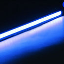 12pcs Blue Car LED Strip Turn Signal Switchback Indicator Daytime Running QSC