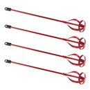 3Pcs Paint Mud Quick Mixer Paddle Mixing Tool 5 Gallon Drywall Concrete Cement