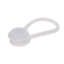 Magnet Earphone Cord Winder Cable Bookmarks/ Keychain Holder Organiser White