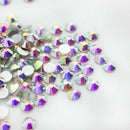 Glitter Rhinestones AB Fix Flat Back Sewing & Fabric Garment Rhinestone Nai