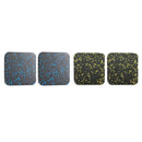 4Pcs Thickened Treadmill Noise Absorption Mat Furniture Rubber Workout Mat