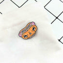 Donuts Pizza Hamburg Badges Creative Brooch Jacket Decor Jewelry (Style 4) A