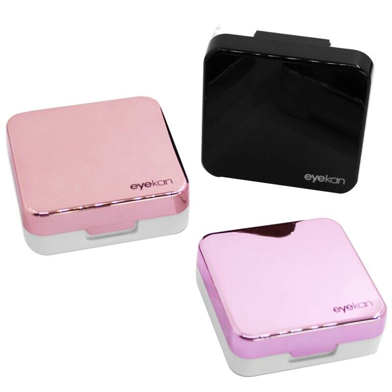 3 Pack Contact Lens Case,Mini Stylish Simple Portable Cases Kit Set Hard Do I5H4