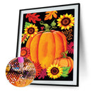Pumpkin 5D DIY Full Round Drill Diamond Painting Cross Stitch (B2388)