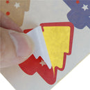 100pcs christmas tree packaging seal paper self adhesive gift bag stickerlabelxp