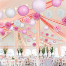 15Pcs Decorations Paper Flower Ball Paper Paper Lanterns Set Party Wedding