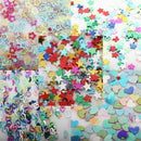 5000pcs Nail Art Glitter Heart Flower Star Sequins Decals Decor; Stickers V0X1