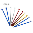 10pcs Aluminum Alloy Tent Pegs Square Nail Stakes Hook Pin Nails Campi ZOO