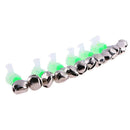 10pcs Twin Bell Fishing Bite Alarms Outdoor Night Fishing Rod Tip Clips