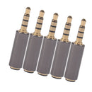 5Pcs 3.5mm OMTP To CTIA Conversion Head For Earphone Headphone Microphone