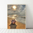5D DIY Full Drill Diamond Painting Cross Stitch Kit (Sandy Beach-k525)