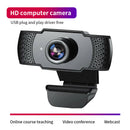 2MP Manual Focus USB Webcam 1080P HD Rotatable Online Live Web Camera with MIC