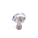 1Pcs Flat Stainless 1/4" D Ring Screw fit for Camera Tripod Quick Release Plate