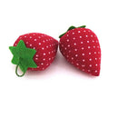 2pcs Strawberry Style Pin Cushion Pillow Needles Holder Sewing Craft Kit `US