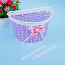 Bicycle Basket Front Bag Rear Hanging Basket Panniers Bike Bowknot Front Bas OZ